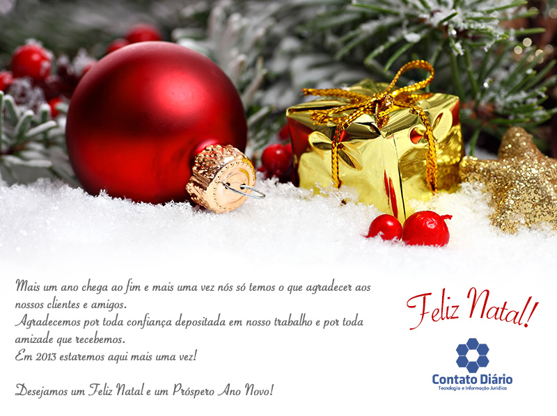 Notícias - Feliz Natal e um Próspero Ano Novo! - Contato Diário Notícias - Feliz Natal e um Próspero Ano Novo! - Contato Diário